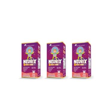 Imagem de Kit 3x Neurix Mg Ferro Metilfolato e B12 3x150ml Salada de Frutas Flor