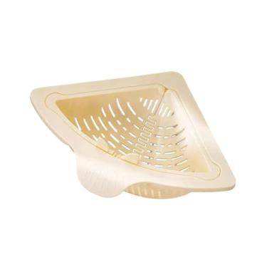 Imagem de Generic Filtro de pia de cozinha, cesto de drenagem, substituição multifuncional para de lixo, filtro de canto de pia, coletor de lixo, Bege