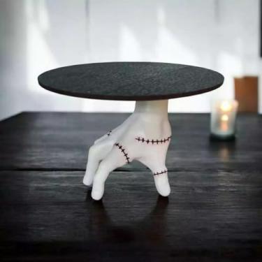 Imagem de Bandeja para Doces Decoração de Mesa de Festa Maozinha de Ceramica