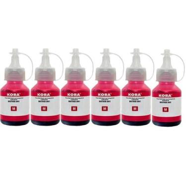 Imagem de Kit 6 Tintas Para Brother T420W T510W T520W T220 T710W T720DW MFC-T810