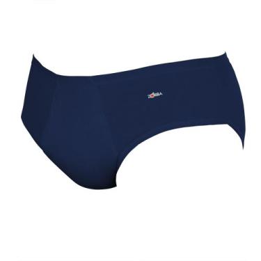 Imagem de Cueca Zorba Slip 172 Algodao com Abertura, G, Marinho