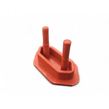 Imagem de Kit 100 Pçs Protetor De Tomada Tampa Antichoque Bebe Vermelho