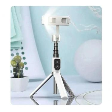 Imagem de Tripé Luz Bluetooth Suporte Foto Celular Wireless Oferta
