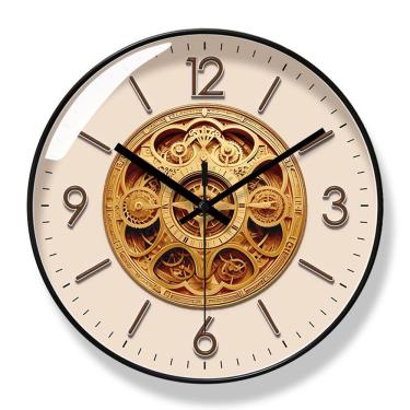 Imagem de Relógio de parede Vintage Gear Relógio de quartzo silencioso de 30 cm com Steampunk