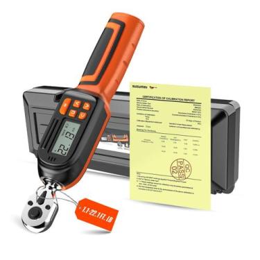 Imagem de Chave de torque SUZUME 1/4 Drive Digital 1,5-30 N.m  2% de precisão