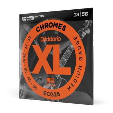 Imagem de Encordoamento Para Guitarra Lisa .013-.056 D'Addario XL Chromes ECG26 