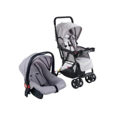 Imagem de Carrinho de Bebê com Barra Reversível + Bebê Conforto Maxi Baby Youtur