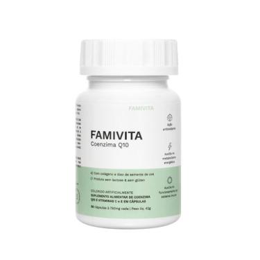 Imagem de Coenzima Q10 Famivita 30 mg  Suplemento Antioxidante com 56 Cápsulas