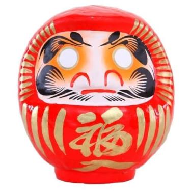 Imagem de Shop Next Handmade Japanese Daruma Doll Red Size-1