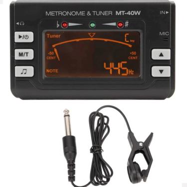 Imagem de Afinador e Metrônomo 2 em 1 MT-40W – Universal para Instrumentos Musicais