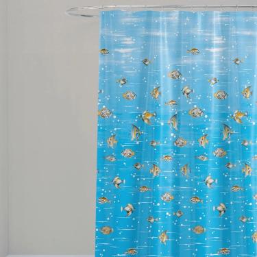 Imagem de Coina Box Poliéster Peixe No Fundo Do Mar 198x180cm - Uzoo Cortina Box Poliester 1.98x1.80m Peixes Fundo Do Mar 829965