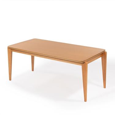 Imagem de Mesa De Jantar Retangular Rana Laminada 160cm E 180cm 160cm Verniz Avelã