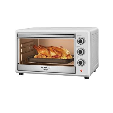 Imagem de Forno Elétrico Mondial 42L Family II 1600W FRN-42-W Branco/Inox 