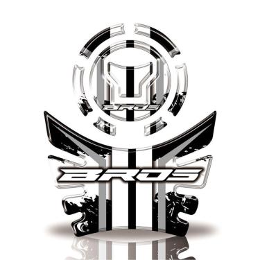 Imagem de Kit Protetor Tanque E Bocal Moto Honda Acima 2018 Bros 160 Preto 2020 Preto