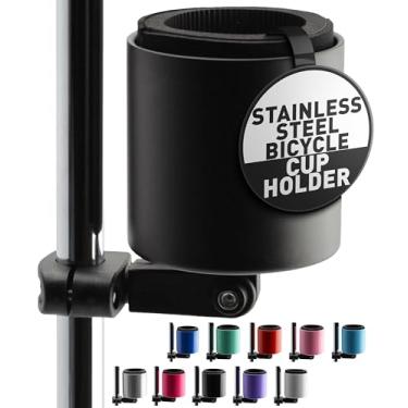 Imagem de Kroozie Kroozercups Deluxe Suporte de copo para bicicleta 5 cm, plano preto