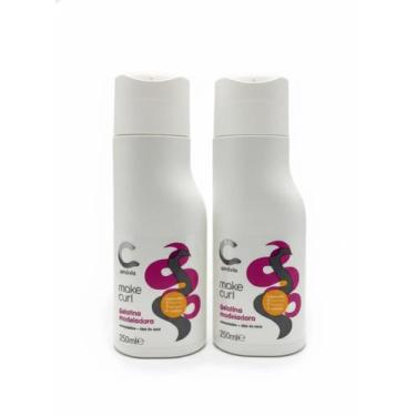 Imagem de Kit 2 Make Curl Gelatina Modeladora Hidratante Amavia 250ml - amávia