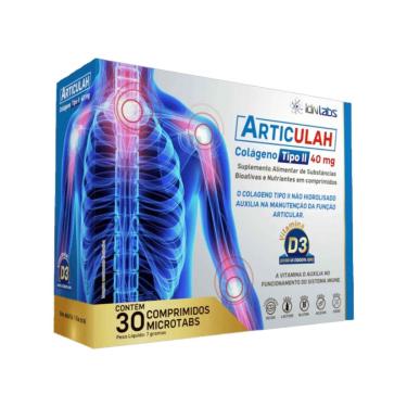 Imagem de Articulah Colágeno Tipo II 40 mg e D3 30 comp IDNLabs-Unissex