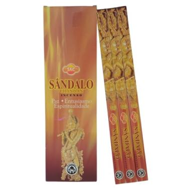 Imagem de Incenso Indiano Sac Sândalo - Aroma Amadeirado 3 Caixinhas