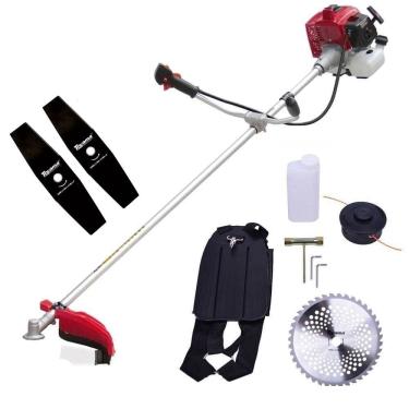 Imagem de Roçadeira Lateral A Gasolina Toyama Tbc63 3.5Cv 2T 63.3Cc Com Carretel De Nylon E 3 Lâminas