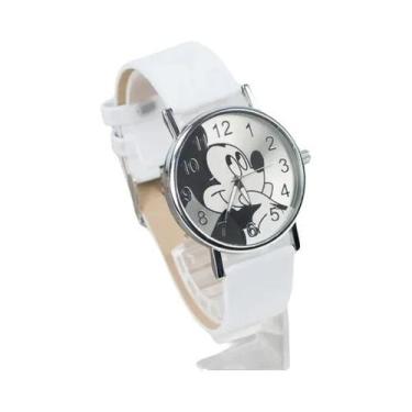 Imagem de Relógio De Quartzo Infantil Disney Mickey Com Pulseira De Couro Para M