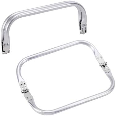 Imagem de Beebeecraft 2 peças de moldura de bolsa de alumínio em forma de U com moldura Kiss Lock para bricolage bolsa de mão suprimentos de costura embreagem artesanato