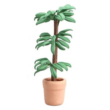 Imagem de Casa de bonecas em miniatura Money Tree Brazilian Wood escala 1:12