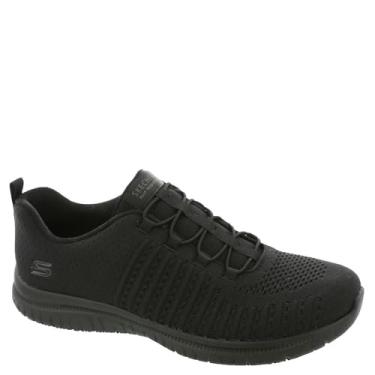 Imagem de Skechers Work Virtue Sr-108216 Tênis feminino sem cadarço, Preto, 40