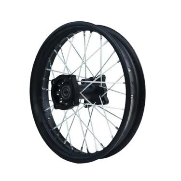 Imagem de Hauertzx Cubo de aro de roda compatível com 70CC 90CC 110CC 125CC 140CC 150CC 160CC Off Road Motocross Pit Dirt Rocket Bike (preto, 90/100-14 polegadas 12 mm)