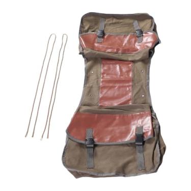 Imagem de Luocute Bolsa para Rack Traseiro de Bicicleta, Capacidade Ajustável de 30-35L, Cestos de Lona Com Suporte de Carga de 49KG Com Tiras Refletivas para Passeios de Longa Distância,