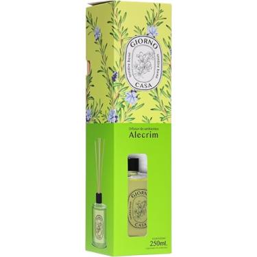 Imagem de Difusor de Fragrância Para Casa Perfumada e Aromatizada, Alecrim, Giorno Casa, 250 ml, Verde