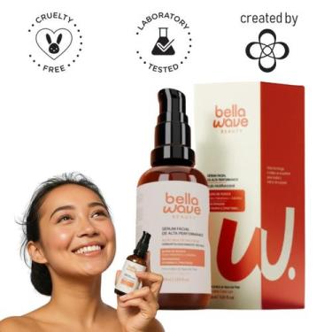Imagem de Sérum Facial Bellawave 30ml  Clareador, Hidratante, Renovador e Antima