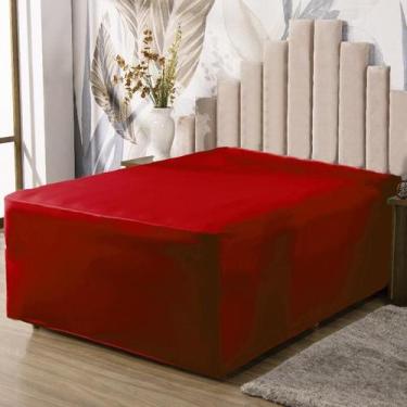 Imagem de Lençol Luva Casal Cama Conjugada Veste Colchão Box Malha 1P - Ametista