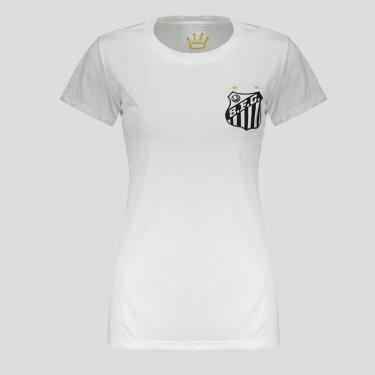 Imagem de Camisa Santos Logo Feminina Branca-Feminino