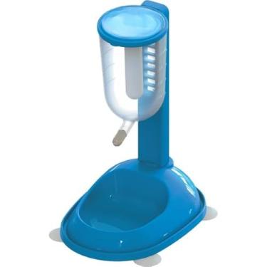 Imagem de Comedouro Automático 2 em 1 para Cães e Gatos com Reservatório 900ml, Antiderrapante e Sistema Anti-Formiga(Azul)