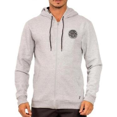 Imagem de Moletom Rip Curl Aberto Round Logo Zip WT24 Masculino-Masculino