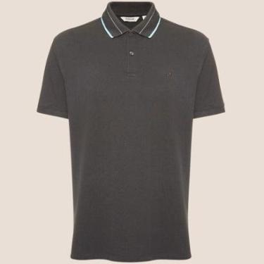 Imagem de Camisa Polo Dudalina Jacquard Frisos Masculino-Masculino