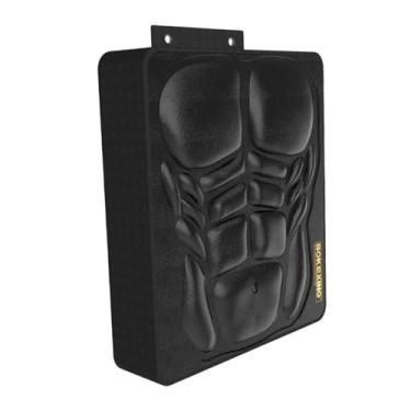 Imagem de menolana Suporte de parede para boxe, alvo de parede, saco de pancadas, espessamento, almofada de treinamento de velocidade, saco de pancadas, treinador de, Preto