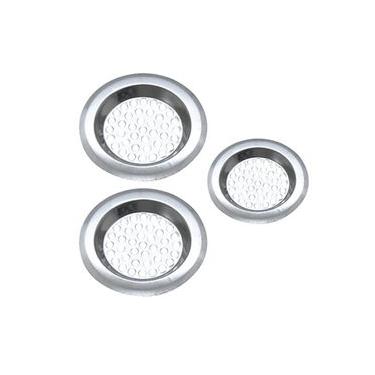 Imagem de Jogo De Ralo Para Pia Inox 3 Peças - Homeflex