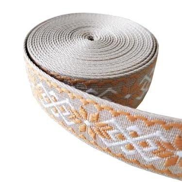 Imagem de VIAILI SYMIE Correia de nylon de 3,8 cm com faixa listrada de poliéster fita resistente para artesanato alças de bolsa alça de bolsa de câmera DIY coleiras para animais de estimação correia mochila 5