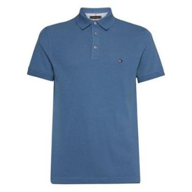 Imagem de Camiseta Gola Polo Tommy Hilfiger Im 1985 Verde Claro Slim-Masculino