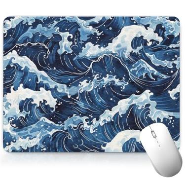 Imagem de Tapete de mesa minimalista de couro, tapete de mouse de arte colorida, teclado de computador, mouse pad para jogos, protetor e capa à prova d'água, capa decorativa de couro PU, tapete de mouse para