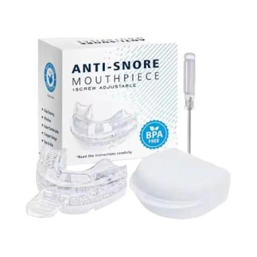Imagem de Protetor Bucal Ajustável Anti-Ronco Confortável Para Homens E Mulheres