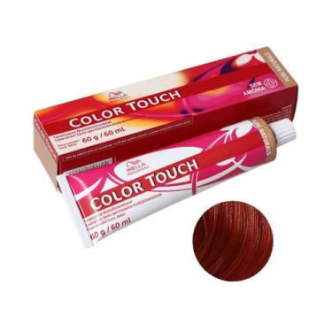 Imagem de Tonalizante Wella Color Touch 7.43 Louro Médio Vermelho Dourado 60g