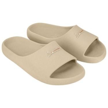Imagem de Chinelo Masculino Rider Drip Slide Confortável Original, Bege, 39