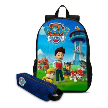 Imagem de Mochila Escolar Com Estojo Infantil Patrulha Canina  - Use Thuco, MSE0