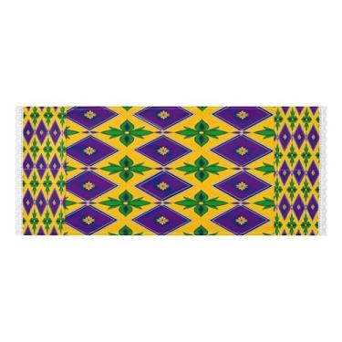 Imagem de Wassud Capas de lavadora e secadora de padrão colorido, protetor de lavadora com sacos de armazenamento, capa de geladeira à prova de poeira com bolsos para lavanderia doméstica, cozinha, 120 x 55 cm