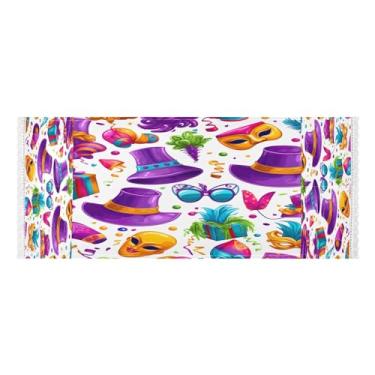 Imagem de Wassud Capas roxas para lavadora e secadora, protetor de lavadora com sacos de armazenamento, capa de geladeira à prova de poeira com bolsos para lavanderia doméstica, cozinha, 120 x 55 cm