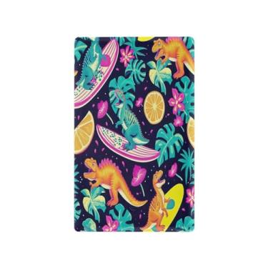 Imagem de Wassud Placa de cobertura para interruptor de luz, capas de tomadas duplas, placa de parede, dinossauro, pranchas de surfe, decoração de casa, sala de estar, quarto, decoração