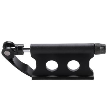 Imagem de Luocute Suporte de Garfo de Bicicleta, Bloco de Garfo de Liga de Alumínio de Liberação Rápida Universal para Veículos de Reboque de Caminhão, Com Construção Robusta para Bicicletas de (preta)