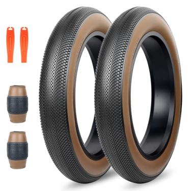 Imagem de 110 - BALINGE Pacote com 2 pneus de bicicleta gordos de 26 x 4,0 pneus de bicicleta de montanha pesado de alto desempenho resistente ao desgaste E-Bike Mountain Snow Bike Pneus de bicicleta de neve 26